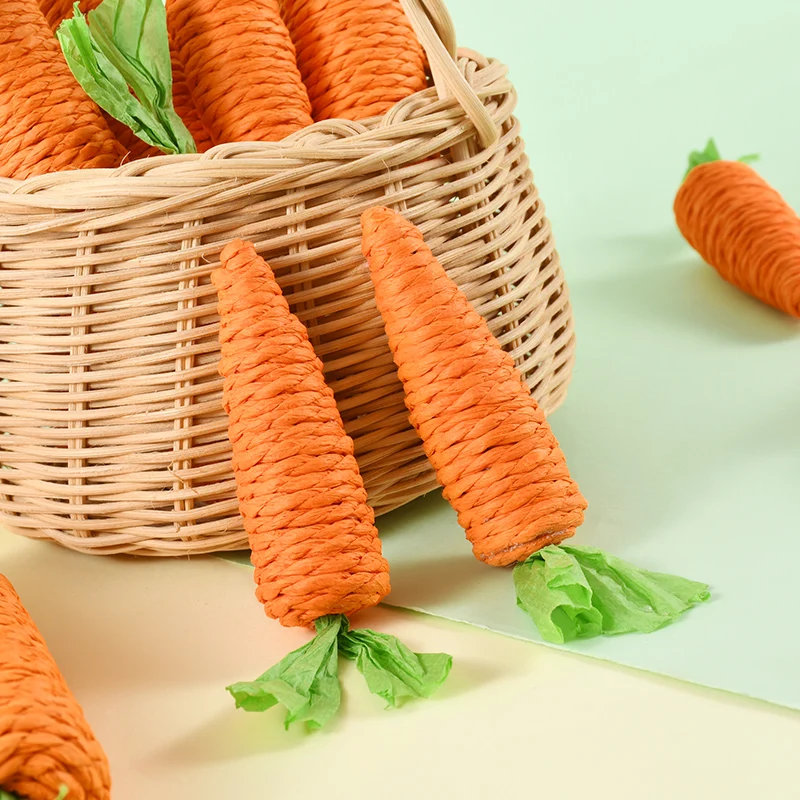 3 шт. бумажная веревка украшение для моркови 2025 пасхальные украшения домашней