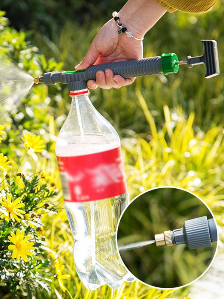 

High Pressure Air Pump Bottle Manual Sprayer Adjustable Nozzle Garden Watering Tool Supplies Accessories Garden Tool