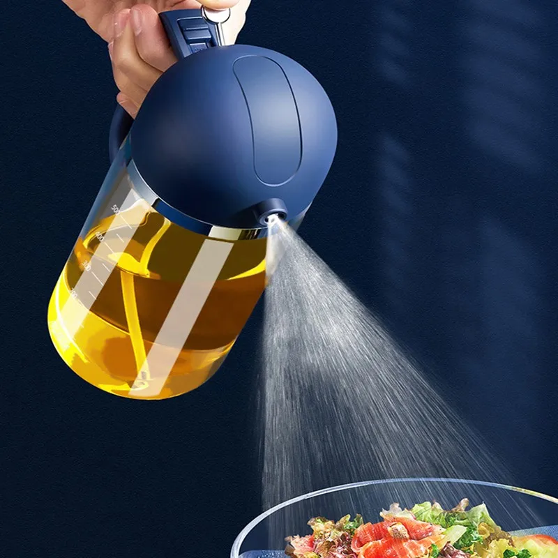 

Oil Bottle Spray 2 in 1 500ml Leak-proof Gush Pour Dual-Purpose Sprayer&Automatic Dispenser Grill Gravy Boats Kitchen Accessorie