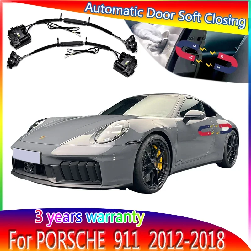 2 шт. автомобильный привод для замка дверей Porsche 911 2012-2018