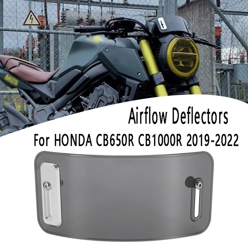

Motorcycle Wind Screen Shield Airflow Deflectors Wind Screen Shield For HONDA CB650R CB1000R 2019-2022