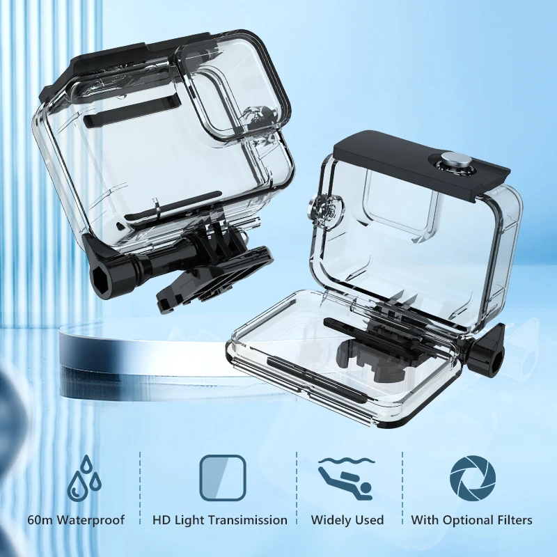 Waterproof Case for GoPro Hero 10 9 Black Underwater 60M Diving Protective Housing Shell Go Pro Action Camera Accessories |