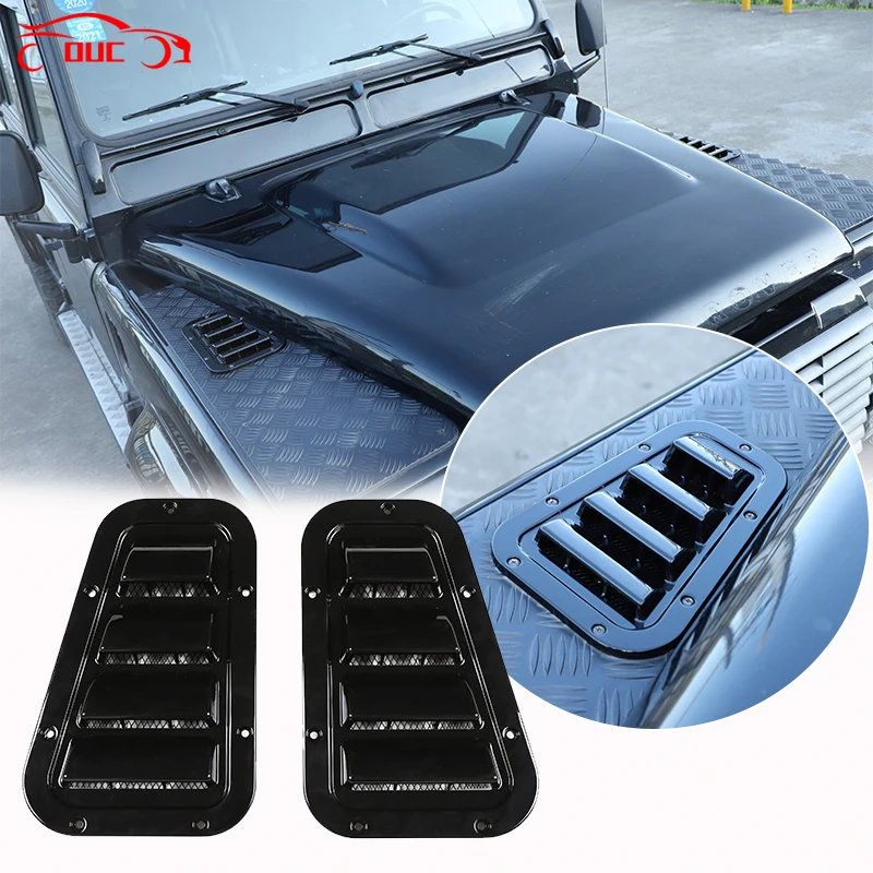 

1 пара, передние вентиляционные отверстия для капота автомобиля Land Rover Defender 90 110 130 2004 -2019