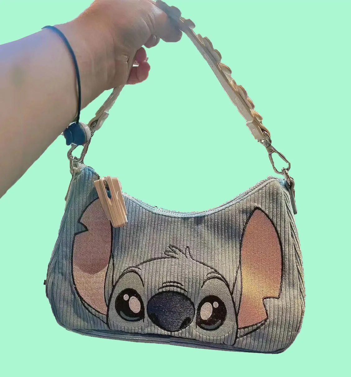 Винтажные женские сумки с мультяшным рисунком Вельветовая Повседневная Дамская