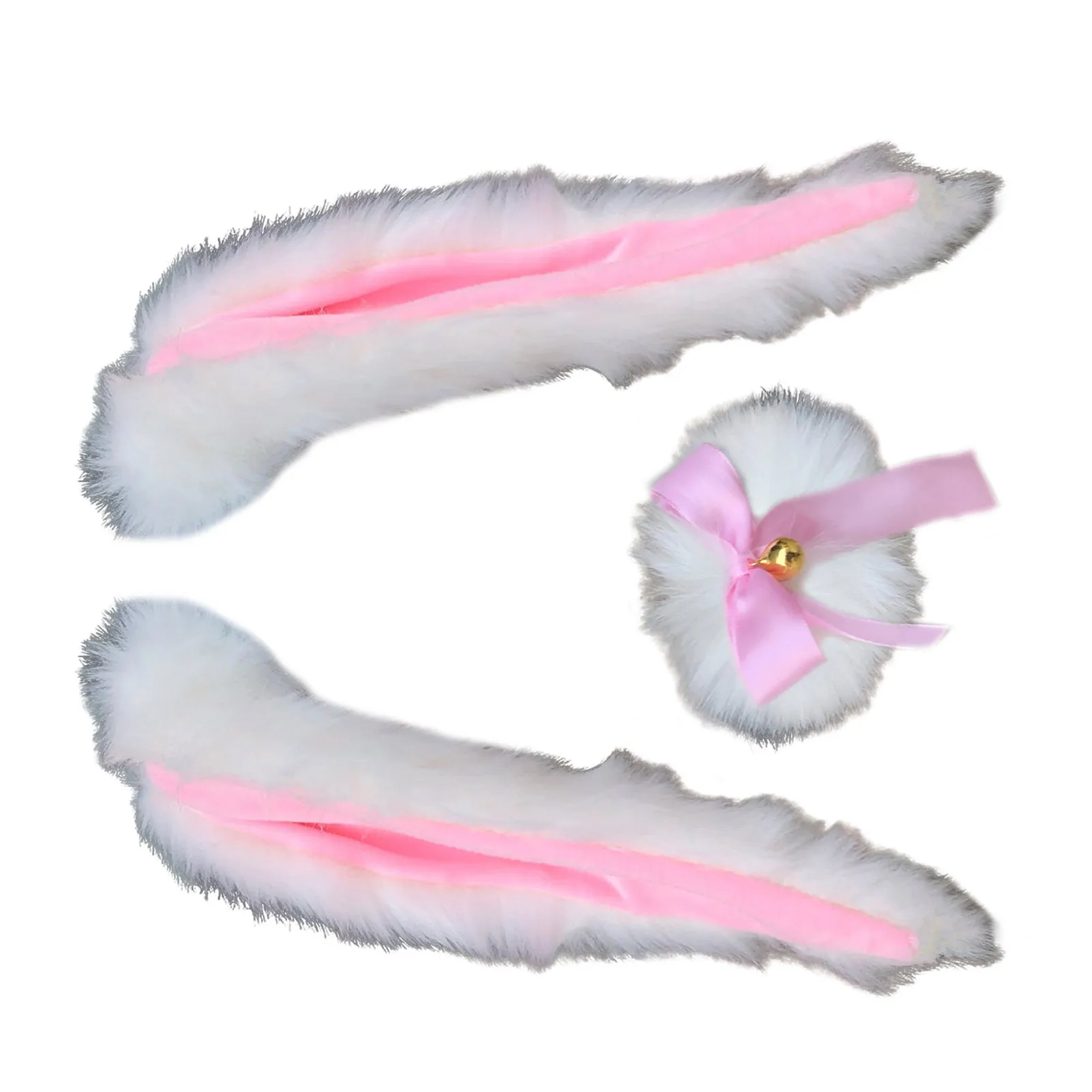 

Cute Headgear Accessories Headgear Accessory Decorations Fun Headgear Bunny Rabbit Ears Covers For Snowboarding Skiing Biking