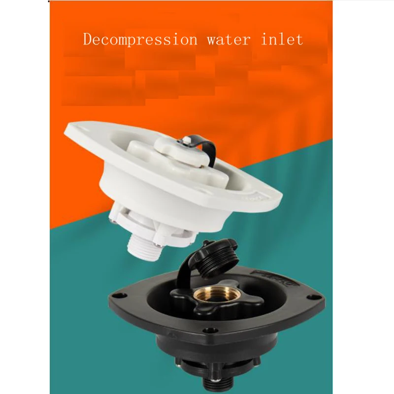 

Аксессуары для модификации автофургона, декомпрессионный впускной клапан для воды, поворотный водяной впускной клапан с крышкой для RVs