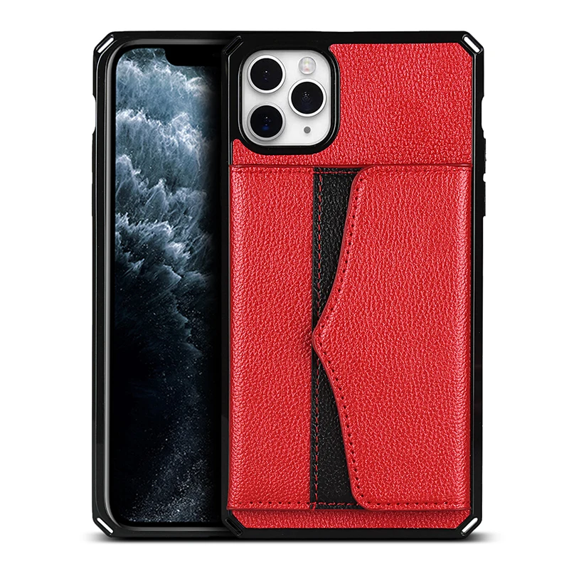 

Non-Slip Wallet PU Leather Case For iPhone 11 12 Pro Max 12 Mini Luxury Cover For iPhone Xs Max 7 8 Plus Xr X Cases With Lanyard