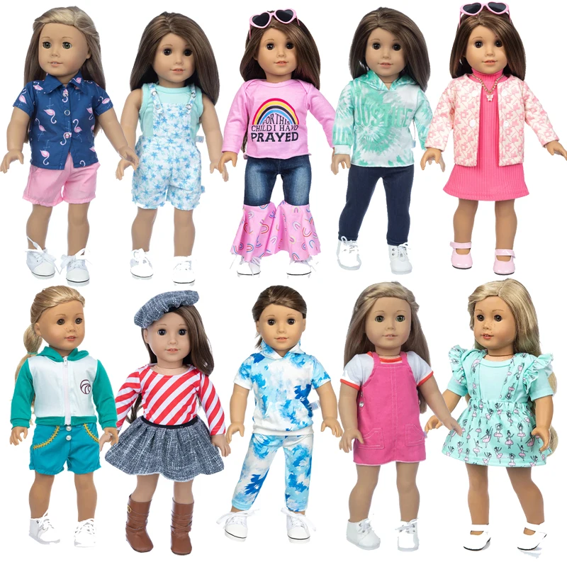 18-дюймовая кукла платье юбка 43 см одежда для куклы костюм игрушечная