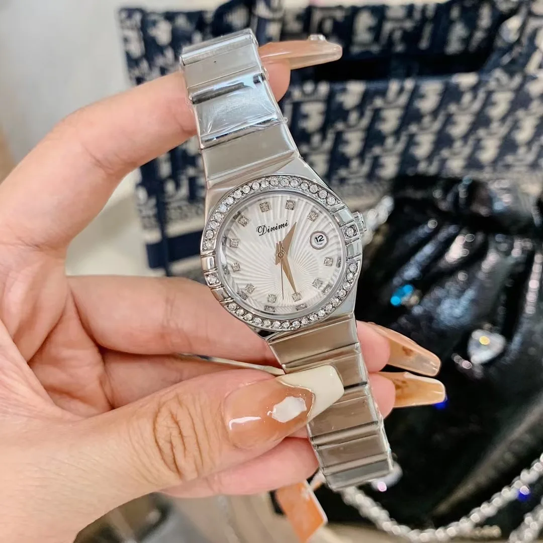 Часы наручные женские кварцевые в деловом стиле классические водонепроницаемые