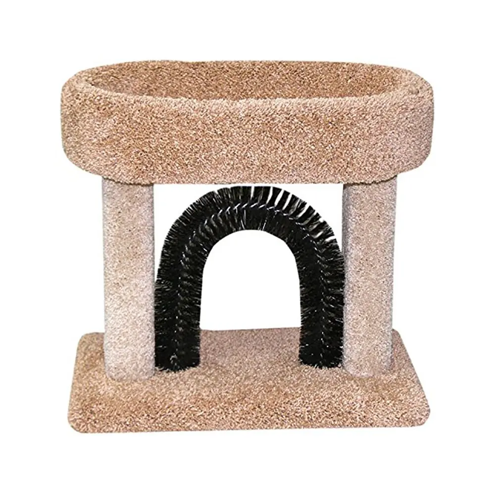 

Pet Products 21-in Cat Tree & Condo Scratching Post Tower, Brown
