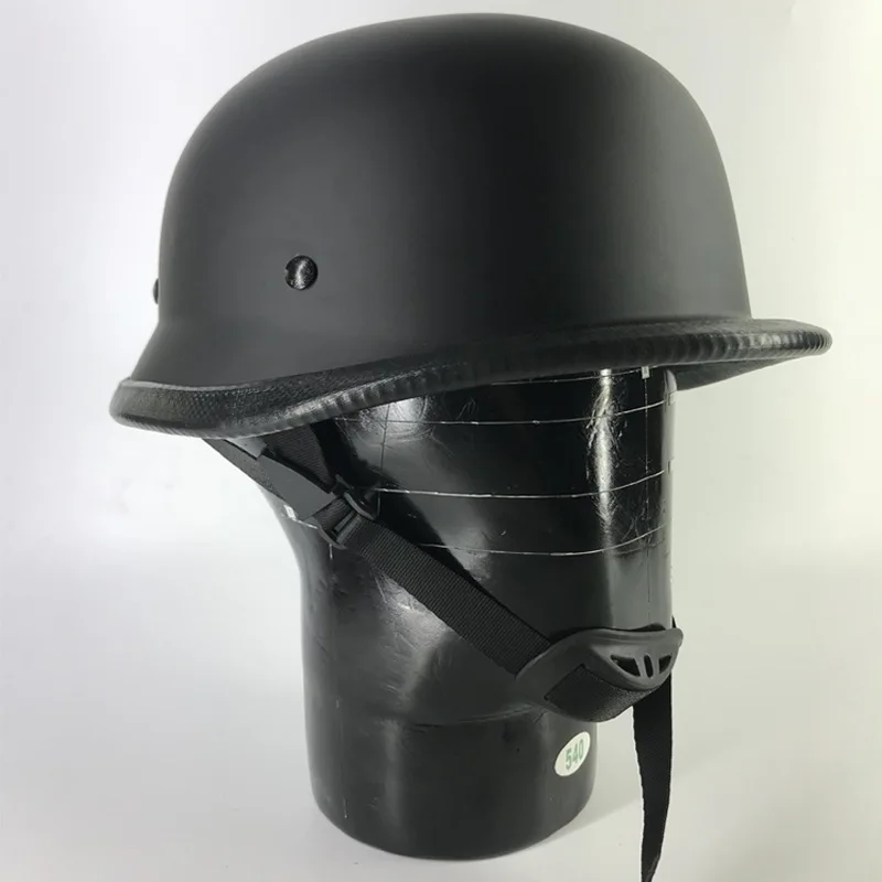 

Lightweight Breathable German Retro Men Women Motorcycle Helmet Open Face Half Helmet Quick Release Buckle Scoop Hat