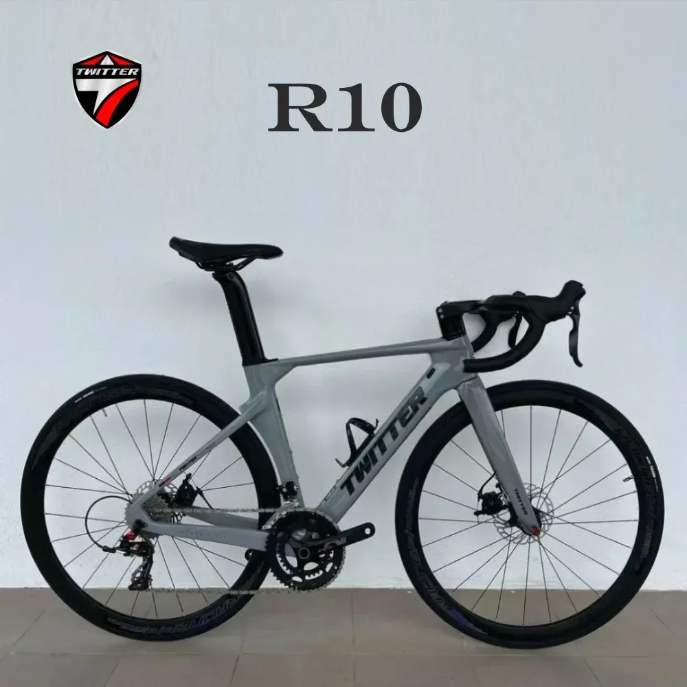 

TWITTERR10 RS-2 * 12S Полностью скрытая Внутренняя прокладка, масляные дисковые тормоза, гоночный велосипед T800 из углеродного волокна, дорожный велосипед 700 * 25C bycicle