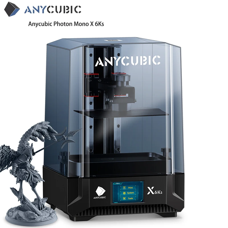 3D принтер ANYCUBIC Photon Mono X 6Ks LCD 9 1 'ɶK большой экран печать л стоматологический