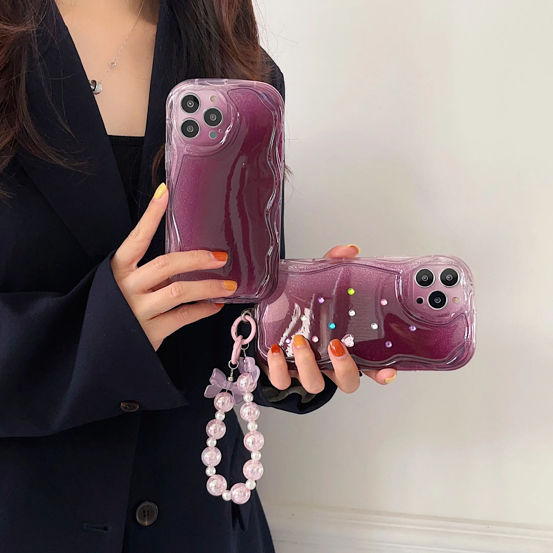 

Luxury Transparent Case for IPhone 14 13 12 11 Pro Max X Xs XR Max 7 8 Plus Cases Cover