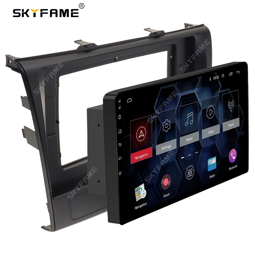 SKYFAME Car Fascia Frame Adapter Canbus Box For Roewe i5 2019-2020 Android Big Screen Radio Dash Fitting Panel Kit |