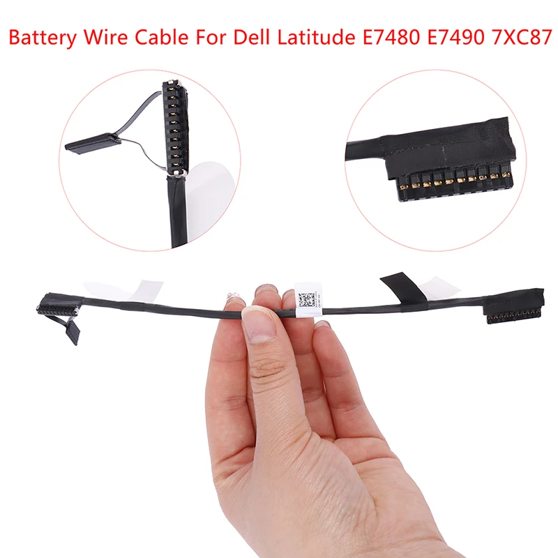 1pc New Original Battery Cable Wire For DELL Latitude 7480 7490 7XC87 DC02002NI00