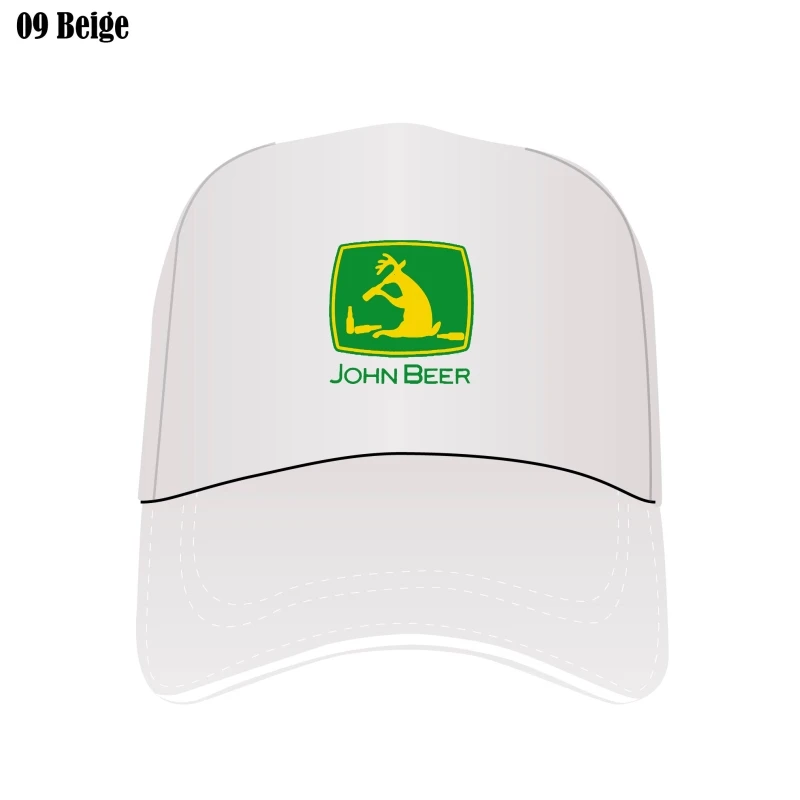 

Hip-Hop Splicing Bill Hat Caps Capjohn Beer Deer Funny Logo Bill Hats Sunscreen One Size Crew Neck Regular Snapback