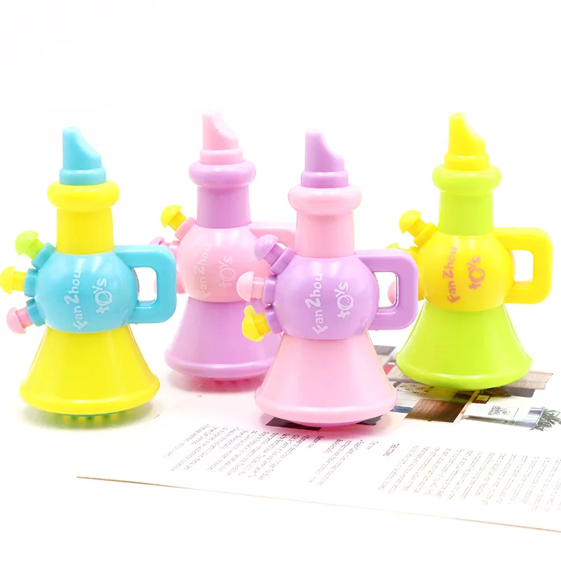 

1PCS Baby Horn Music Toys Early Education ToyColorful Baby Music Toys Musical Instruments For Kids Trumpet Random Color