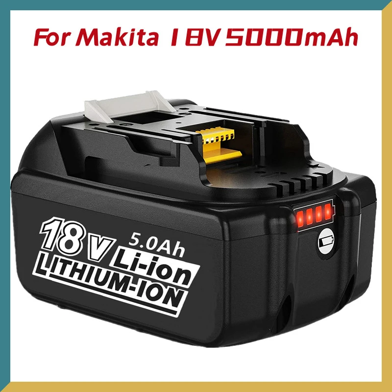 

[NEW UPGRADER] 18V 5.0Ah BL1850B Battery Replacement for Battery BL1830 BL1850 BL1840 18V Cordless Power Tools Batteries