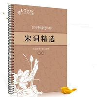 song ci chinese characters calligraphy copybook hanzi miaohong 3d reusable groove copybook writing for beginner groove practice