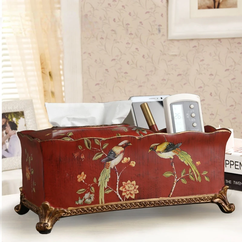 

Modern Facial Tissue Box Nordic Vintage Square Paper Storage Organizer Box Table Luxury Caja Toallitas Home Accessories 2022
