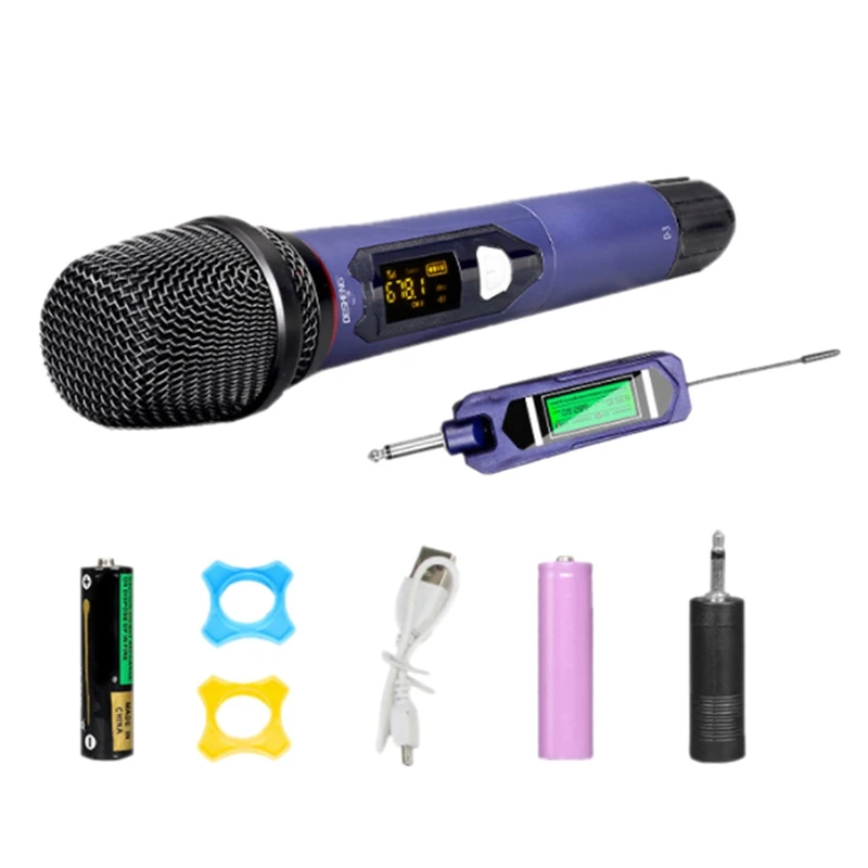 

NEW-Dynamic K Song Conference Game Microphone Microphone Network Video Microphone U-Segment With Receiver FM Microphone