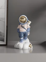 creative astronaut ornament spaceman resin craft miniature figurines office living room home decoration accessories