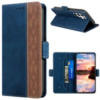 leather flip business phone case for samsung galaxy a73 72 52 53 33 32 22 13 12 5g s21 fe s20 s22 ultra holder wallet cover