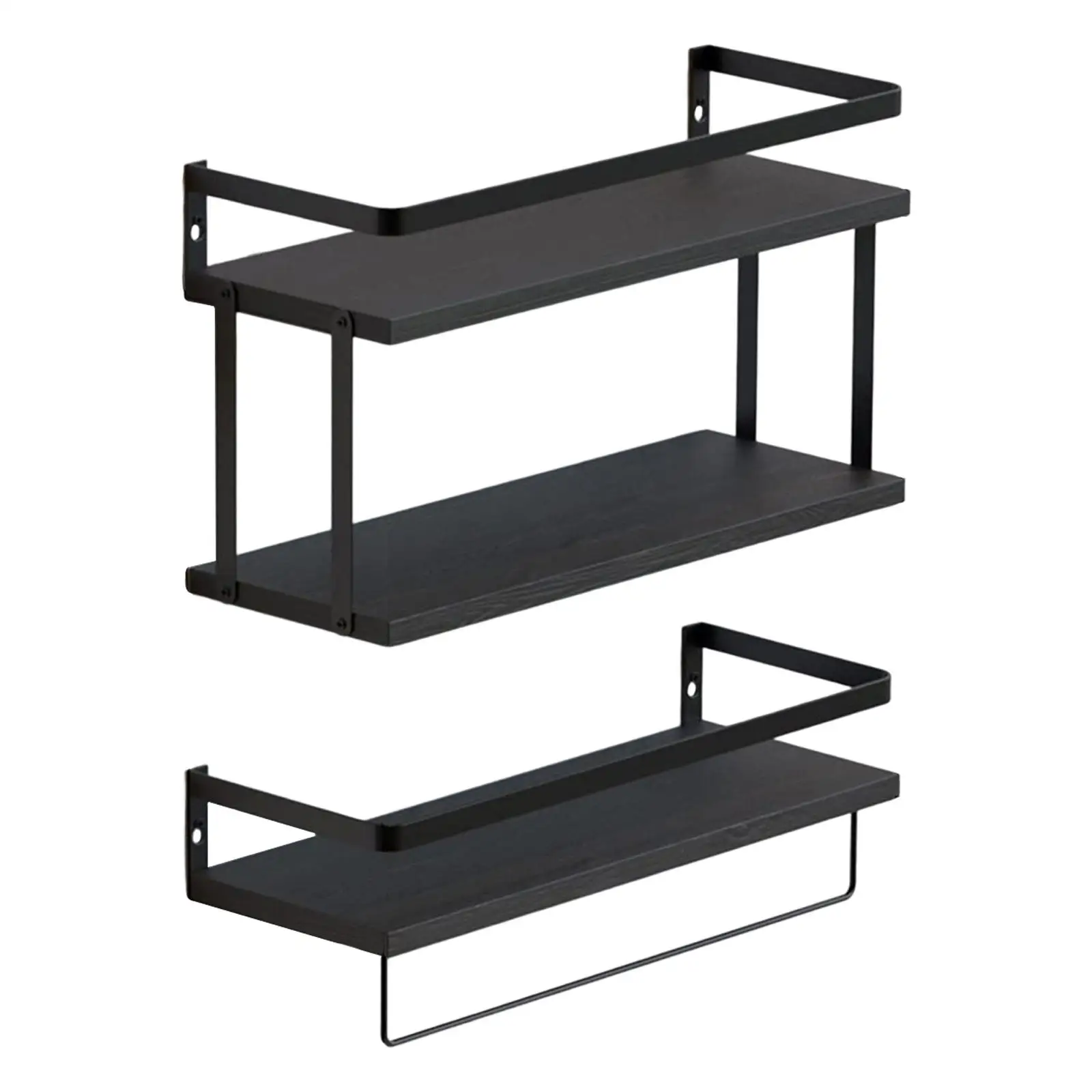 

Multifunctional Floating Shelf Bathroom Shower Organizer Corner Shelf Shower Caddy 2 Tier and 1 Tier for Living Room Shower Home