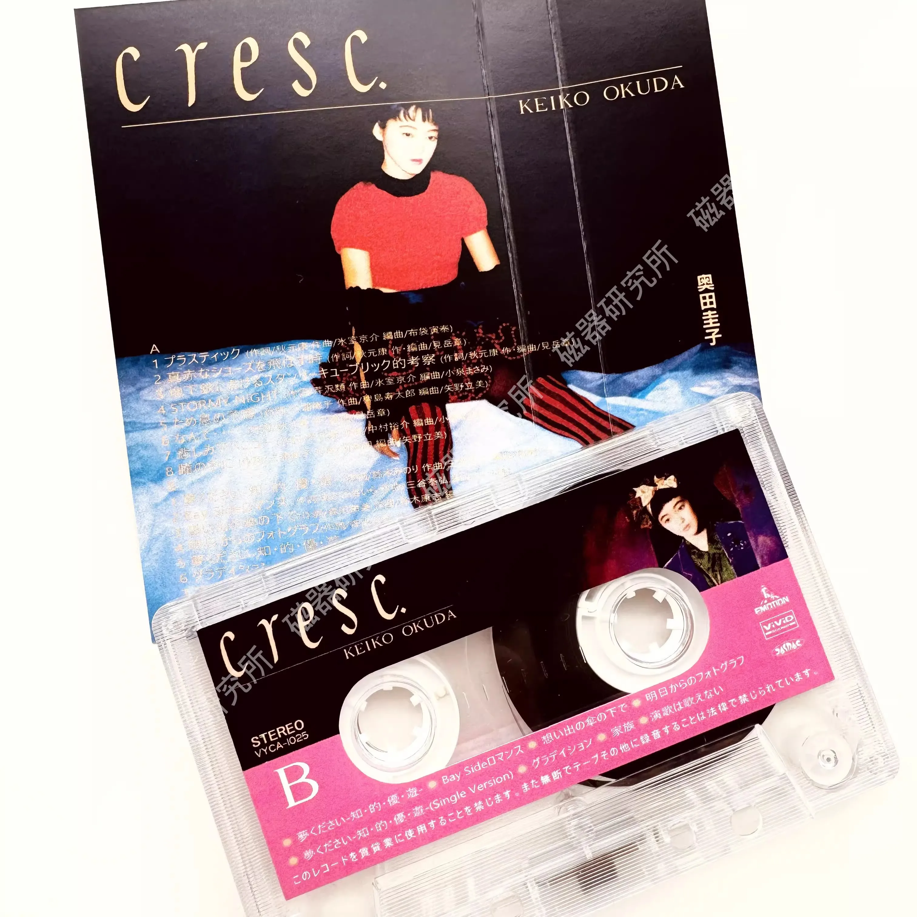 Ретро город поп Keiko Okuda музыкальная лента Cresc альбом STORMY NIGHT кассеты косплей Walkman