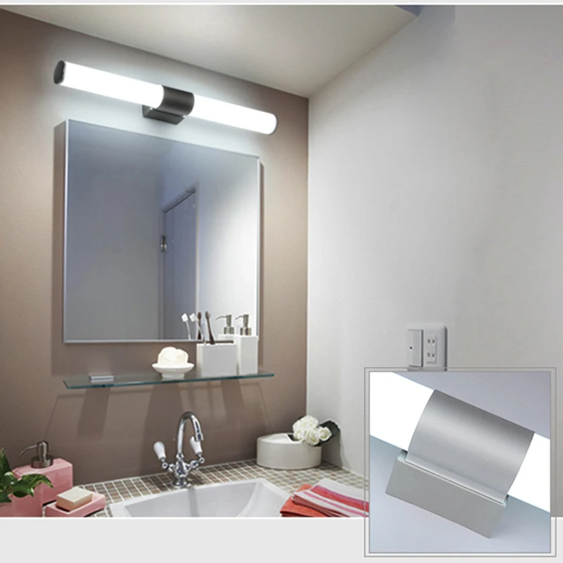 

Wall Lamps Bathroom Led mirror light Waterproof 12W 16W 22W AC85-265V LED Tube Modern Wall lamp Bathroom Lighting