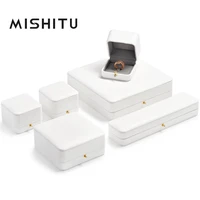 mishitu pu leather ring box earring box necklace bangle bracelet box jewelry set box jewelry organizer customizable birthday