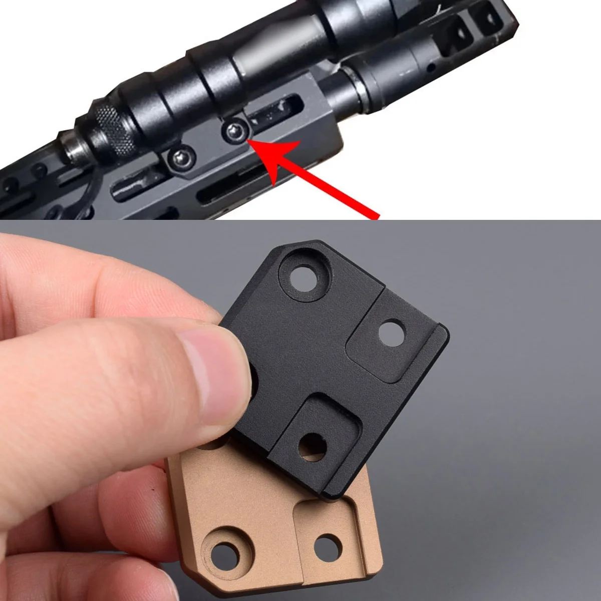 

Тактические фонари SF M600 M300 M-lok, боковое разведывательное крепление для гель-бластера, страйкбола, AEG игрушечного пистолета BCM MK4 MK8 MK16 SMR SLR Rail