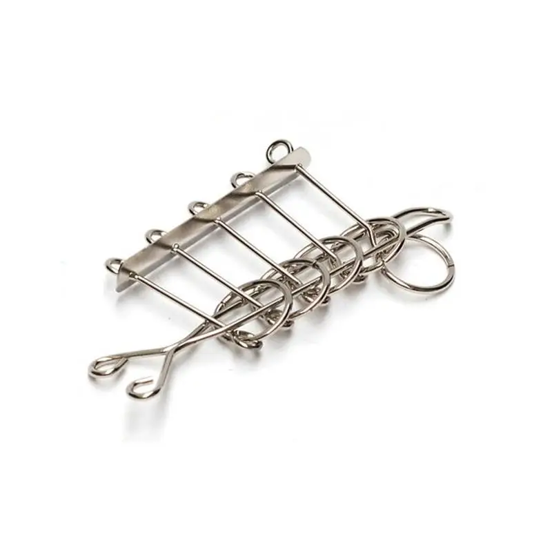 

Five Linked Rings Puzzle Classical Chinese Puzzle Game Toy for Children Adults