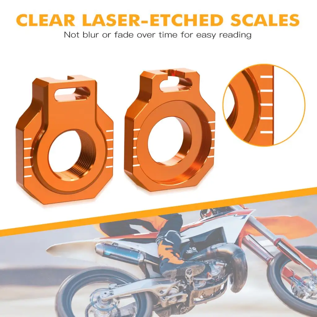 Для KTM 150 200 250 300 350 400 450 500 SX XC XCF SXF 2023-2024 150-500 EXC EXCF XCW 2024 22 мм задний мост блоков цепи