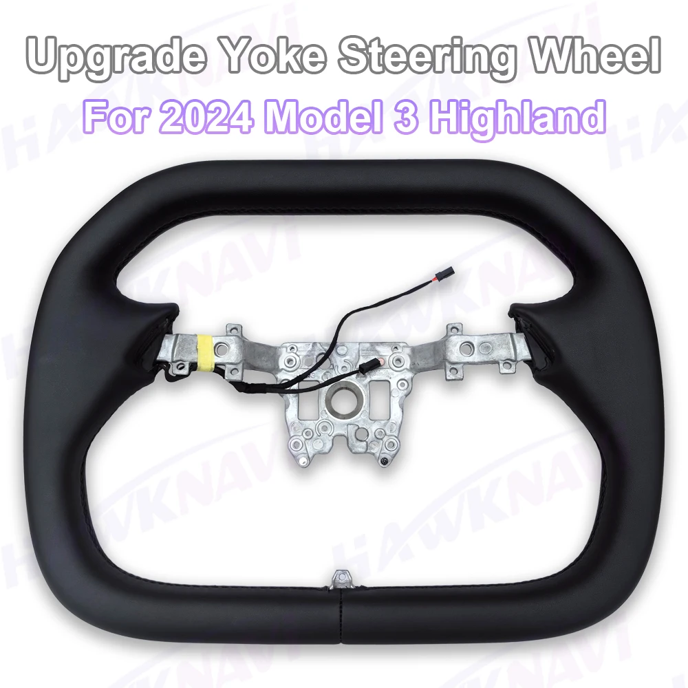 Новый стиль хомут Hawknavi рулевое колесо для Tesla 2024 модель 3 Highland Модифицированная