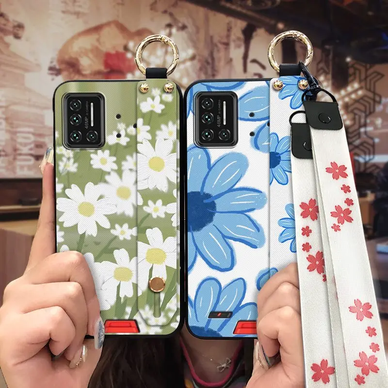 original dirt resistant phone case for umidigi bison gt new arrival wrist strap sunflower soft case free global shipping