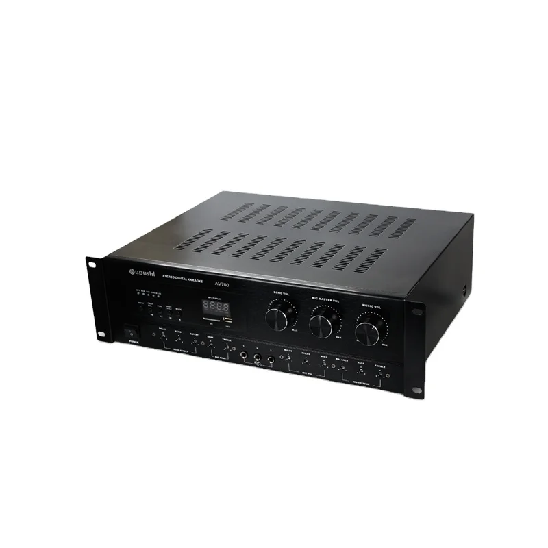 

2 Channel KTV AV Amplifier 250W Stereo Digital Karaoke Amplifier