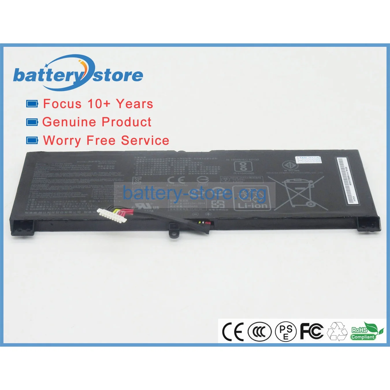 Оригинальные аккумуляторы для ноутбуков C41N1709 0B200-02730300 0B200-02730000 GL503VS ROG-EI038T ROG-DH74