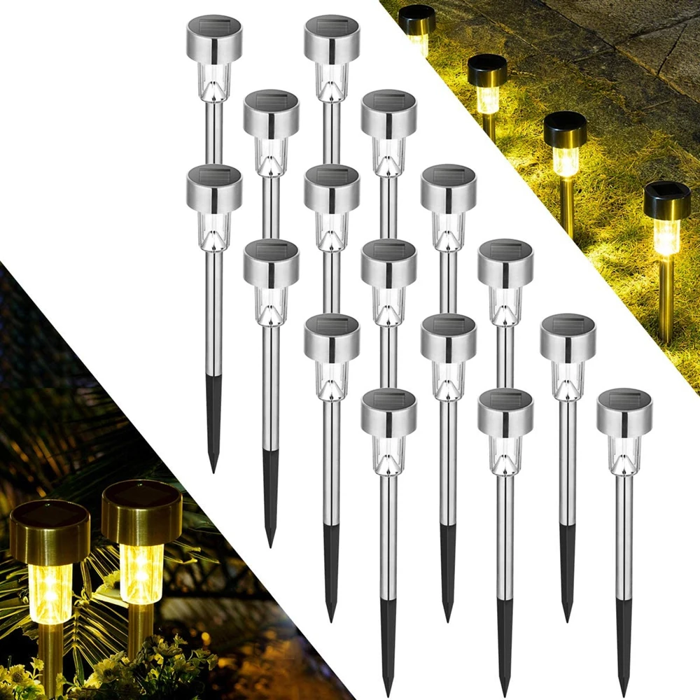 

12pcs/Lot LED Solar Lamp Outdoor Solar Powered Pathway Lights Landscape Light For Lawn/Patio/Yard/Walkway/Driveway