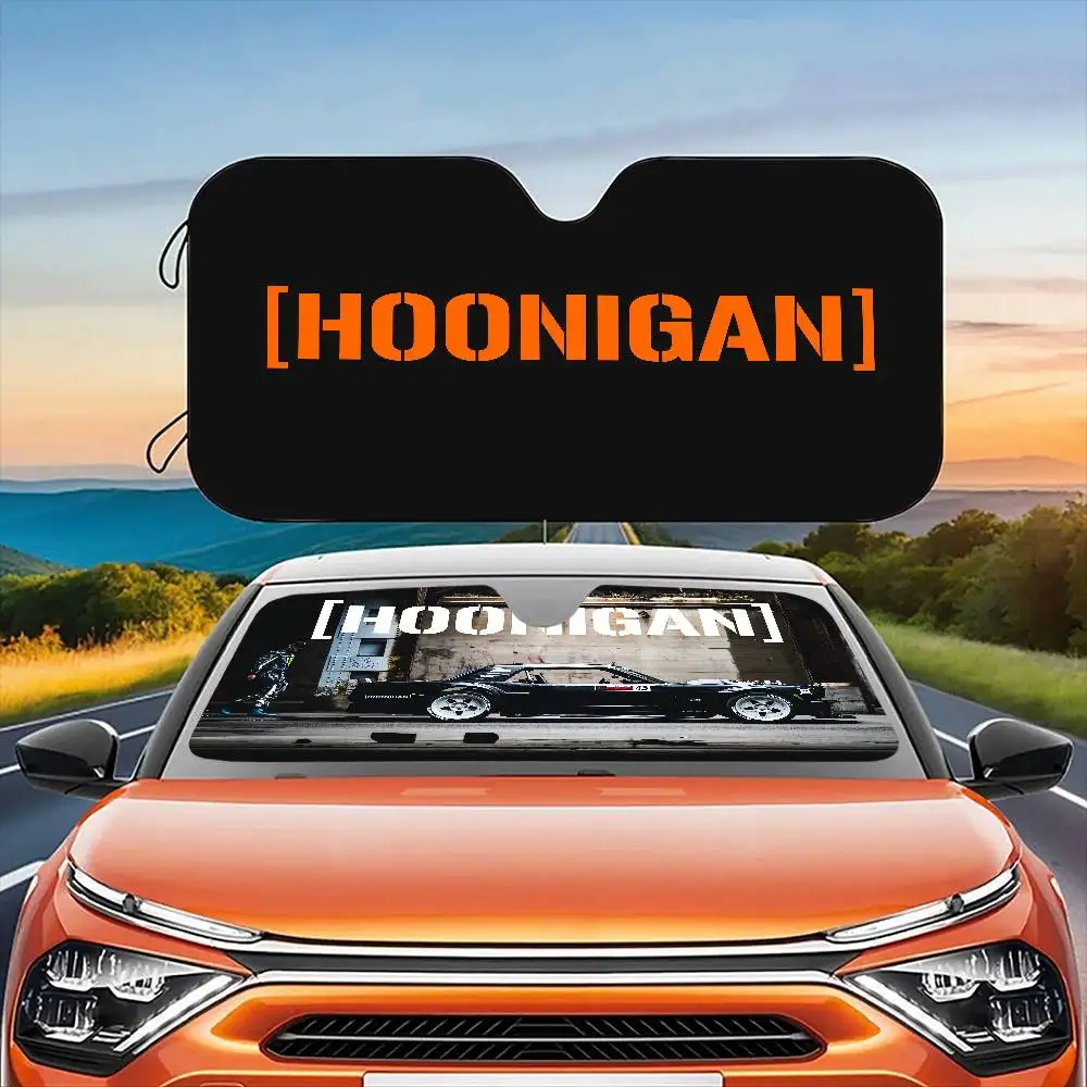 Фото Солнцезащитный козырек H-Hoonigan для лобового стекла автомобиля, защита от УФ-излучения, защитный чехол-накладка на лобовое стекло №5