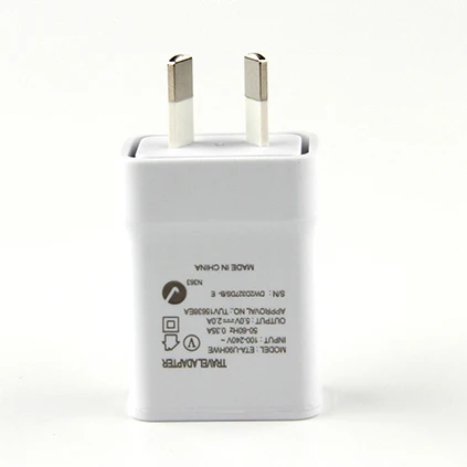 Оптовая продажа 500 шт./лот высококачественное Сетевое зарядное устройство USB 5 в 2