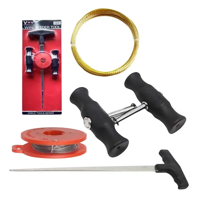 

Auto Glass Windshield Removal Tools 5Pcs Windshield Removal Tools Car Windshield Removal Tool Kit With Steel Wire Windscreen