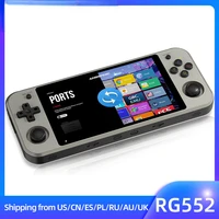 rg552 portable video game console 5 36 inch ips touch screen with 64 gb android emmc 5 1 ps1 rk3399 linux free shipping