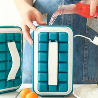 household self storage box popsicle mold refrigerator ice ball maker kettle creative foldable silicone ice cream mold