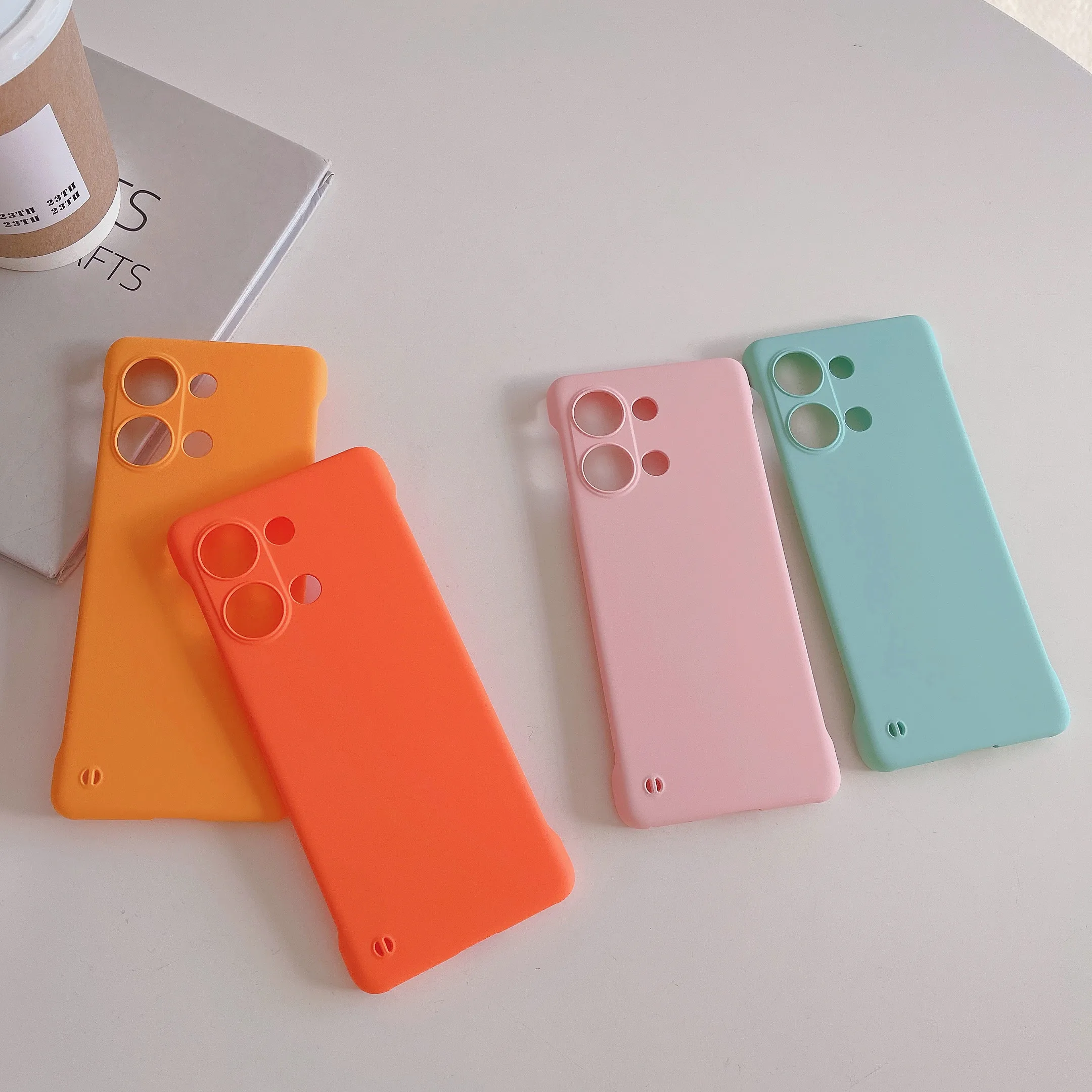 

Luxury Frameless Case for OPPO Reno 9 Pro+ Plus Armor Shockproof Hard Comfortable Feeling Phone Cover Reno9 Pro+ Reno9Pro+Plus