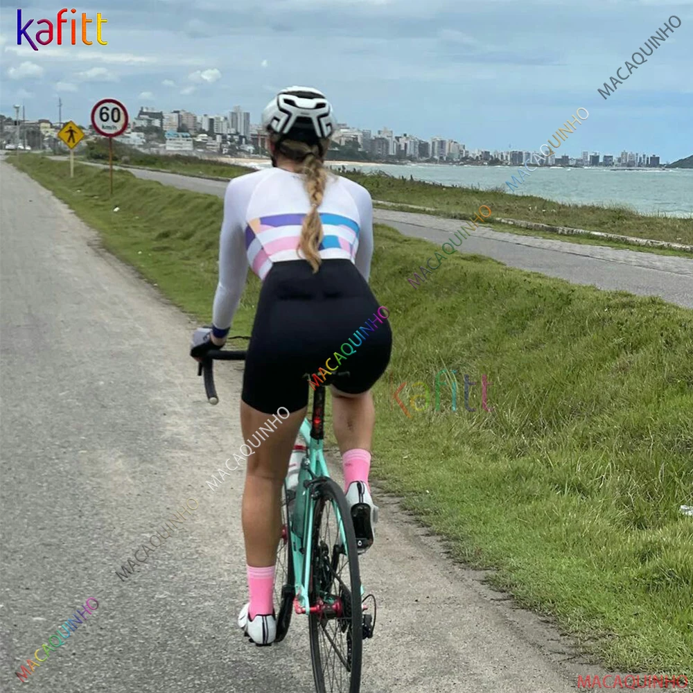 Long Cycling Monkey Kafitt Jumpsuit Women's Free Shipping To Brasil Triathlon Macaquinho Ciclismo Promotion Bike Clothing 2022 |