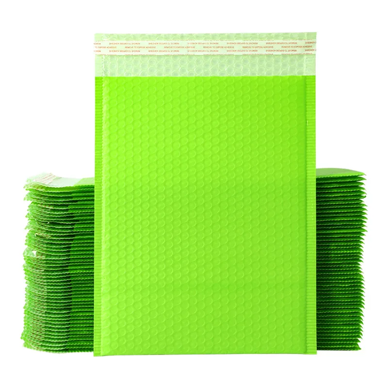 

Зеленые пузырчатые сумки из экструдированной пленки Co