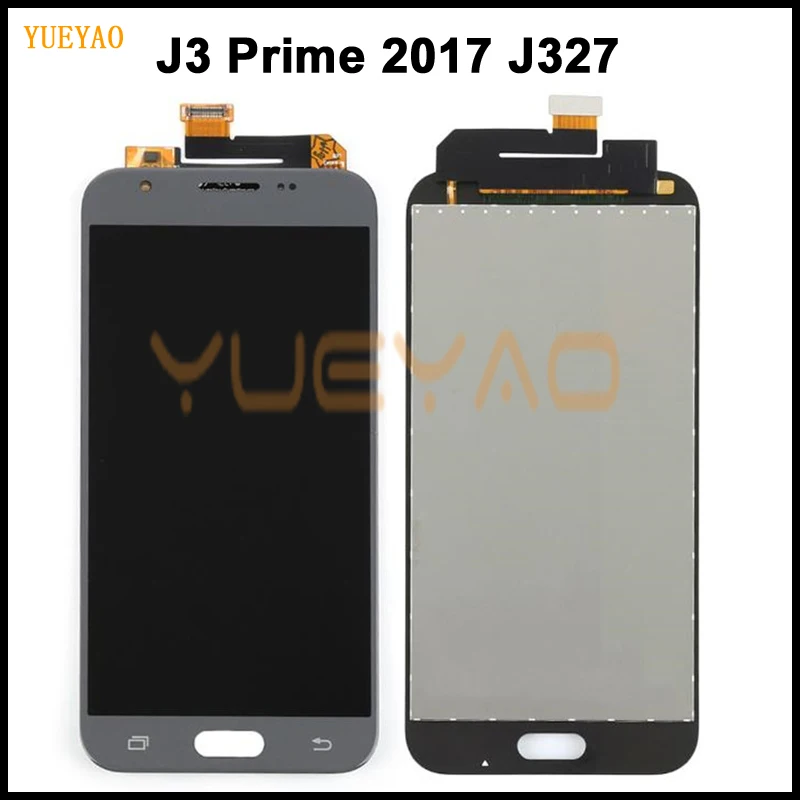 ЖК-дисплей для SAMSUNG GALAXY J327 J3 Prime 2017 Emerge 2nd j327W J327V J327T J327P сменный сенсорный экран в