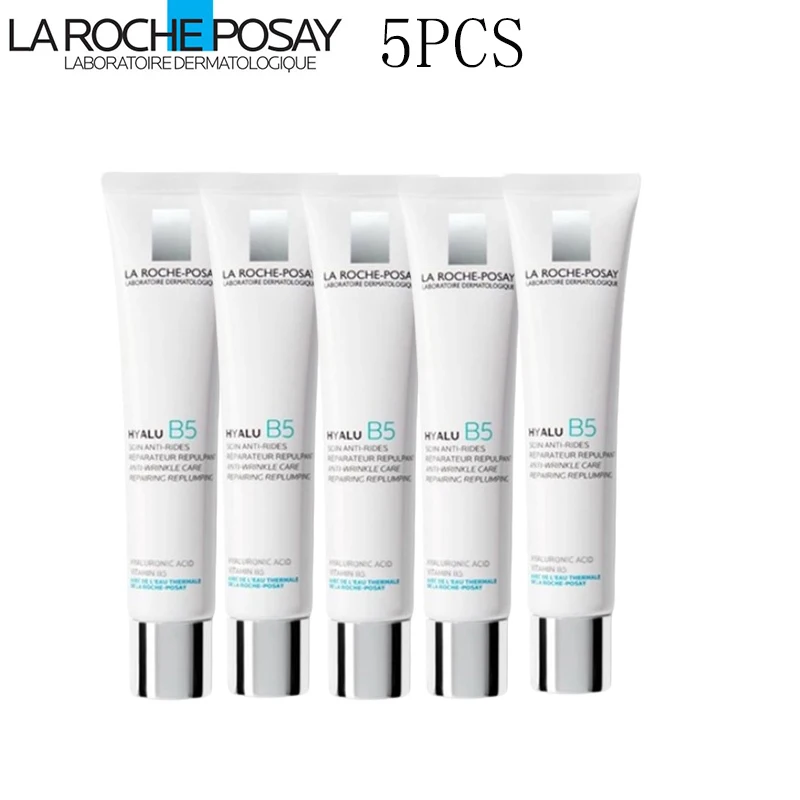 

5PCS La Roche Posay Hyalu B5 Anti Wrinkle Aging Soin Anti Rides Repairing Replumping Moisturizing Skin Care Cream 40ml